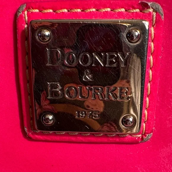 Dooney & Bourke Pink Wallet minor call pen mark inside and one the back - Picture 2 of 5